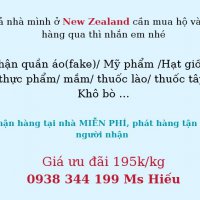 Cả nhà mình ở New Zealand Cần mua hộ và gửi hàng thì nhắn tin em nhé